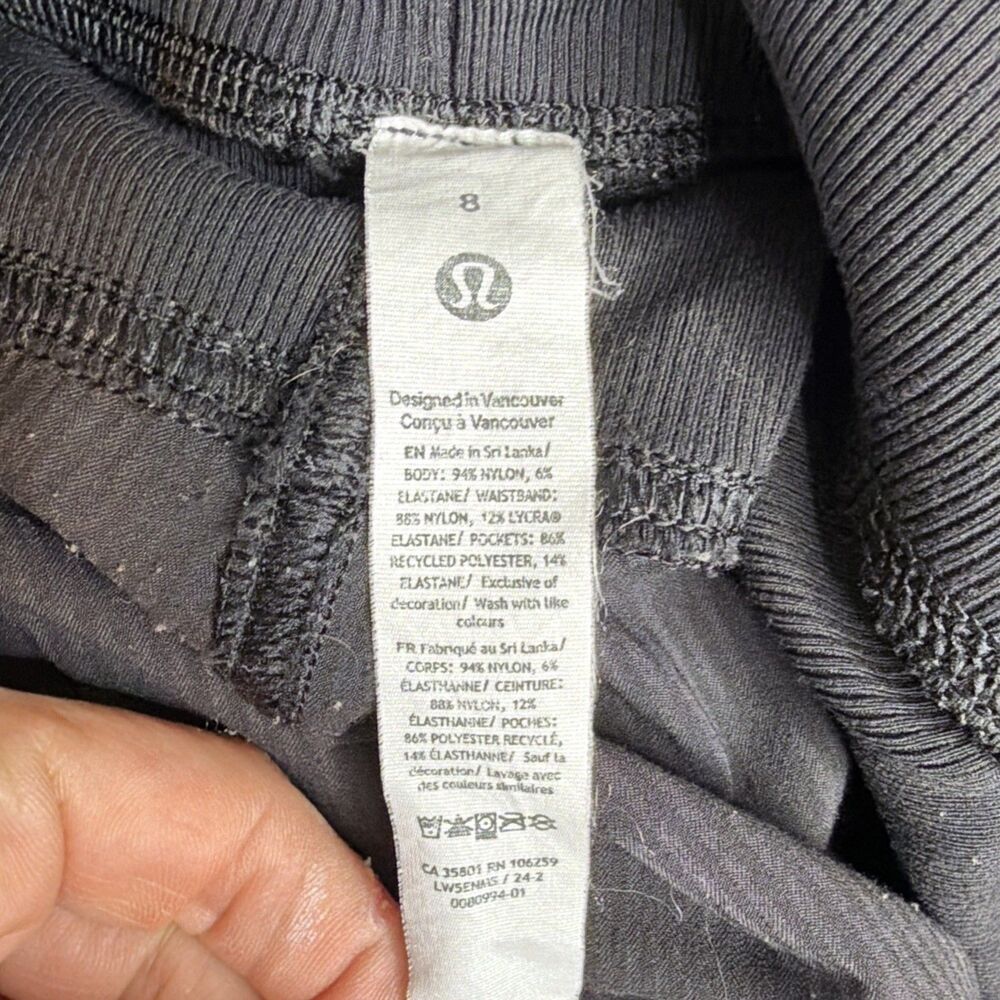 Lululemon Dance Studio Mid-Rise Jogger Black 8 Sportif Streetwear Balletcore EUC - Picture 6 of 6